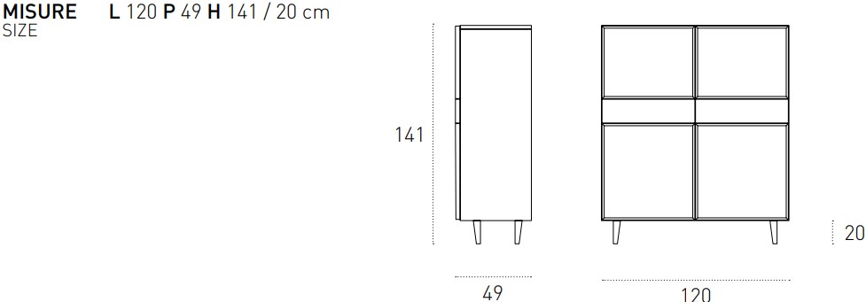 Размеры прилавка Target Point Astra